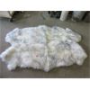 Image 1 : Genuine Sheepskin Carpet with Dyed Tips - 3' x 5'