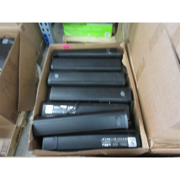 Large Box of Assorted Bomaker Soundbars & Subwoofers