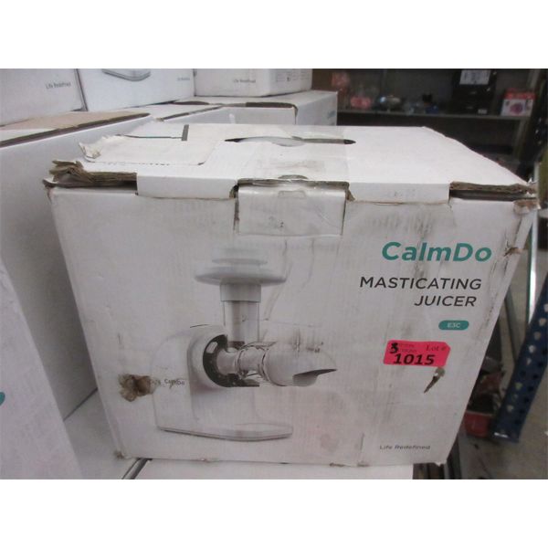 3 CalmDo E3C Masticating Juicers - Open Box