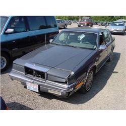 89 CHRYSLER NY LANDAU 4DR EXMT.                                       