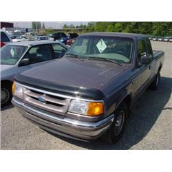97 FORD RANGER 4SPD P/U 90,414 ACTUAL                                 