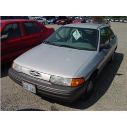 96 FORD ESCORT 5SPD 2DR 123,929 ACTUAL                                