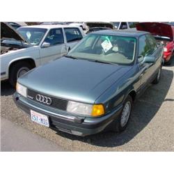89 AUDI 90 QUATTRO 4X4 AWD 5SPD 4DR EXMT.                             