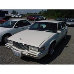 90 CADILLAC SEDAN DEVILLE 4DR EXMT.                                   