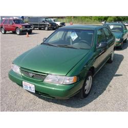 98 NISSAN SENTRA 4DR REBUILT TITLE 78,491 ACTUAL                      