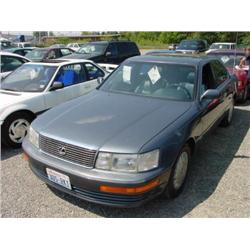 *91 LEXUS LS400 SD 4DR E                                              