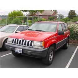 93 JEEP GRAND CHEROKEE 4X4 4DR EXMT.                                  