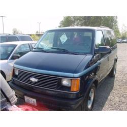 89 CHEVROLET ASTRO VAN EXMT.                                          