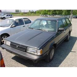93 SUBARU LOYALE S/W 4X4 5SPD EXMT.                                   