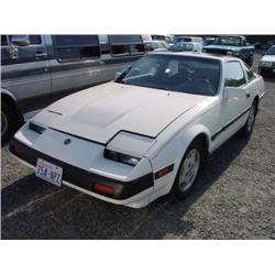 85 NISSAN 300ZX 5SPD 2DR EXMT.                                        