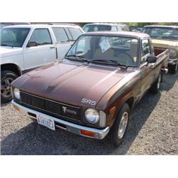 80 TOYOTA 5SPD P/U EXMT.                                              