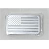 Image 1 : 5 Oz .999 Silver American Flag Bar