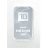 Image 1 : 1 Oz .999 Silver TD Bank Bar