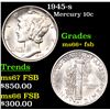Image 1 : 1945-s Mercury Dime 10c Grades GEM++ FSB