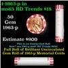 Image 1 : Shotgun Lincoln 1c roll, 1963-p 50 pcs Bank Wrapper.
