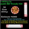 Image 1 : Shotgun Lincoln 1c roll, 1970-p 50 pcs Bank Wrapper.