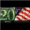 Image 2 : 2003A $2 Federal Reserve Note, Uncirculated 2008 BEP Folio Issue (Boston, MA) Grades Gem CU