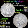 Image 1 : ***Auction Highlight*** 1876-p Twenty Cent Piece 20c Graded Select+ Unc BY USCG (fc)