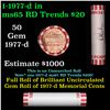 Image 1 : Shotgun Lincoln 1c roll, 1977-d 50 pcs Bank Wrapper.