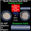 Image 1 : Buffalo Nickel Shotgun Roll in Old Bank Style 'Bell Telephone'  Wrapper 1926 & s Mint Ends