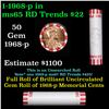 Image 1 : Shotgun Lincoln 1c roll, 1968-p 50 pcs Bank Wrapper.
