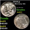 Image 1 : 1944-p Mercury Dime 10c Grades Choice+ Unc
