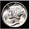 Image 2 : 1944-d Mercury Dime 10c Grades GEM+ FSB