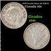 Image 1 : 1950 Canada Dime 10c KM-51 Grades GEM+ Unc