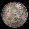 Image 2 : 1885-p Morgan Dollar Rainbow Toned $1 Grades Select Unc