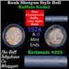 Image 1 : Buffalo Nickel Shotgun Roll in Old Bank Style 'Bell Telephone'  Wrapper 1924 & d Mint Ends