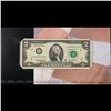Image 4 : 2003A $2 Federal Reserve Note, Uncirculated 2008 BEP Folio Issue (Richmond, VA) Grades Gem CU