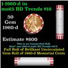 Image 1 : Shotgun Lincoln 1c roll, 1960-d 50 pcs Bank Wrapper.