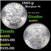 Image 1 : 1885-p Morgan Dollar $1 Grades Choice+ Unc