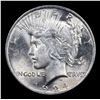 Image 2 : 1924-p Peace Dollar $1 Grades GEM Unc