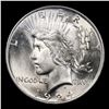 Image 2 : 1924-p Peace Dollar $1 Grades GEM+ Unc