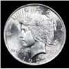 Image 2 : 1923-p Peace Dollar $1 Grades Choice+ Unc