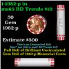 Image 1 : Shotgun Lincoln 1c roll, 1982-p 50 pcs Bank Wrapper.
