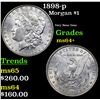 Image 1 : 1898-p Morgan Dollar $1 Grades Choice+ Unc