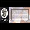 Image 3 : 2003A $2 Federal Reserve Note, Uncirculated 2008 BEP Folio Issue (New York, NY) Grades Gem CU