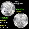 Image 1 : 1899-o Morgan Dollar $1 Grades GEM+ Unc