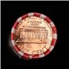 Image 2 : Shotgun Lincoln 1c roll, 1974-d 50 pcs Bank Wrapper.