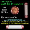 Image 1 : Shotgun Lincoln 1c roll, 1975-p 50 pcs Bank Wrapper.