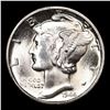 Image 2 : 1944-d Mercury Dime 10c Grades GEM+ FSB