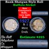 Image 1 : Buffalo Nickel Shotgun Roll in Old Bank Style 'Bell Telephone'  Wrapper 1927 & s Mint Ends