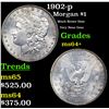Image 1 : 1902-p Morgan Dollar $1 Grades Choice+ Unc