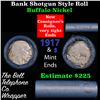 Image 1 : Buffalo Nickel Shotgun Roll in Old Bank Style 'Bell Telephone'  Wrapper 1917 & s Mint Ends