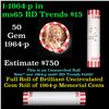 Image 1 : Shotgun Lincoln 1c roll, 1964-p 50 pcs Bank Wrapper.