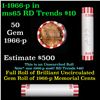 Image 1 : Shotgun Lincoln 1c roll, 1966-p 50 pcs Bank Wrapper.
