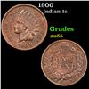 Image 1 : 1900 Indian Cent 1c Grades Choice AU