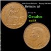1938 Great Britain 1 Penny KM-845 Grades Select AU